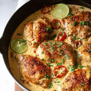 Creamy Coconut Milk Chicken Recipe (One-Skillet)