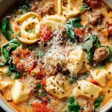 Italian Sausage Tortellini Soup