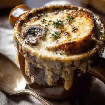 Creamy French Onion and Mushroom Soup