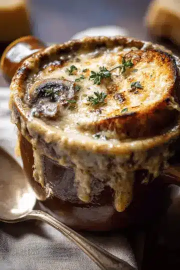 Creamy French Onion and Mushroom Soup