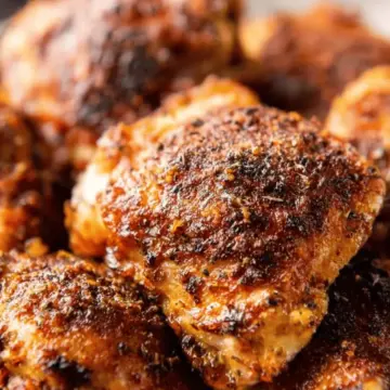 Crispy Baked Chicken Thighs