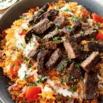 Steak & Queso Rice