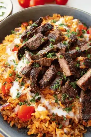 Steak & Queso Rice