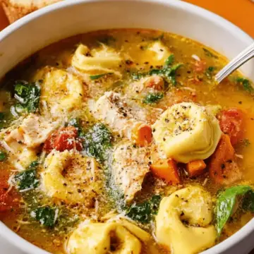 Chicken Tortellini Soup