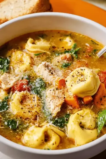 Chicken Tortellini Soup