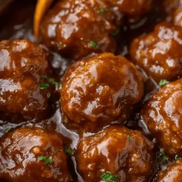 Slow Cooker Salisbury Steak Meatballs