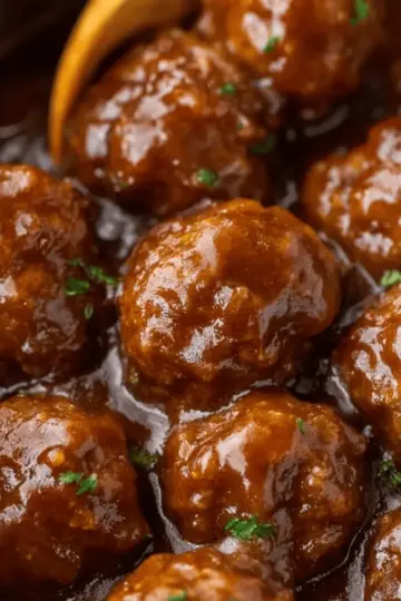 Slow Cooker Salisbury Steak Meatballs
