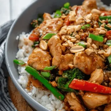 Thai Peanut Chicken Stir Fry