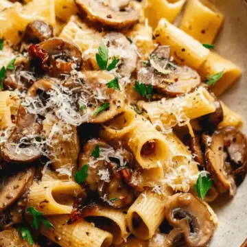 Brown Butter Mushroom Pasta