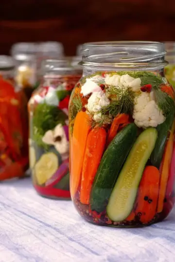 Easy Refrigerator Pickled Vegetables