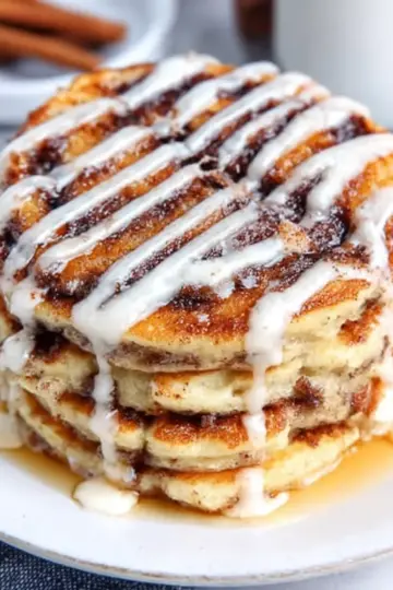 Cinnamon Roll Pancake Recipe