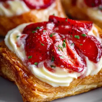 Easy Strawberry Cream Cheese Danish