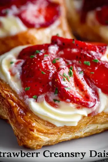 Easy Strawberry Cream Cheese Danish
