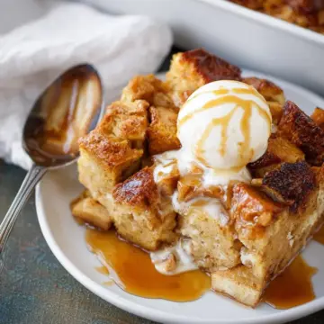 Easy Apple Pie Bread Pudding