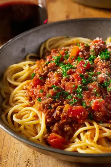 Homemade Spaghetti Sauce with Ground Beef