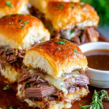 Easy French Dip Sliders Recipe
