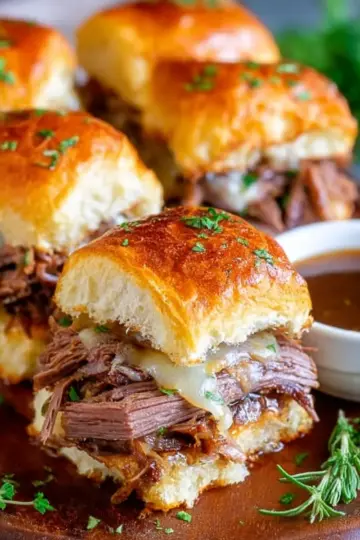 Easy French Dip Sliders Recipe