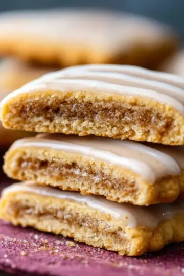 Frosted Brown Sugar Cinnamon Pop Tart Cookies