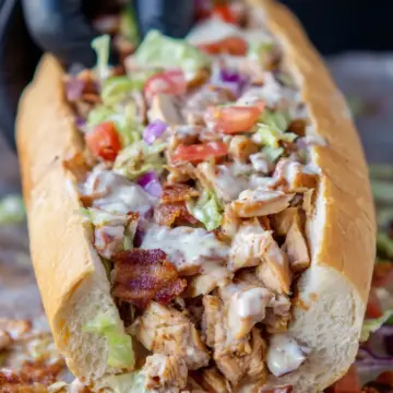 Chicken Bacon Ranch Chopped Sandwich