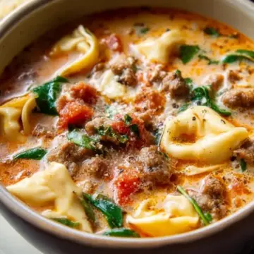 Italian Sausage Tortellini Soup