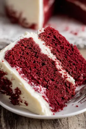 Red Velvet Cake with Cream Cheese Frosting