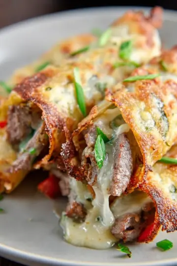 Keto Philly Cheesesteak Roll Ups