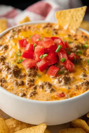 Rotel Dip with Ground Beef