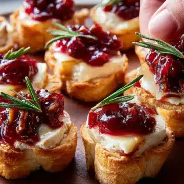 Cranberry Brie Bites