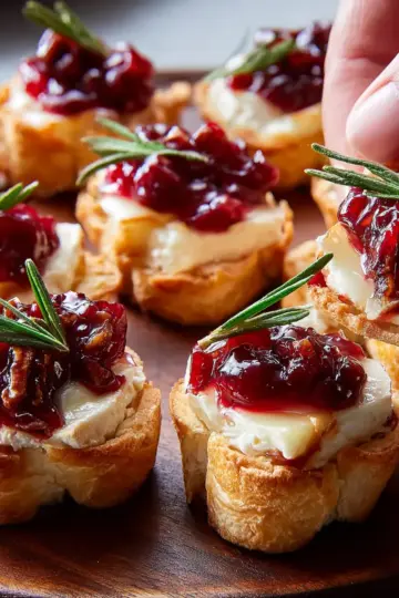 Cranberry Brie Bites