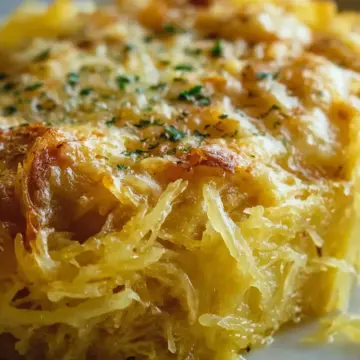 Spaghetti Squash Au Gratin
