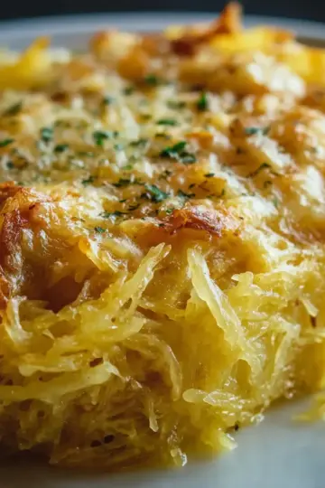 Spaghetti Squash Au Gratin