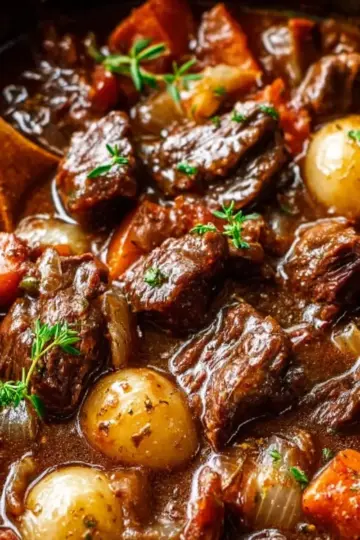 Beef Bourguignon (Julia Child Recipe)