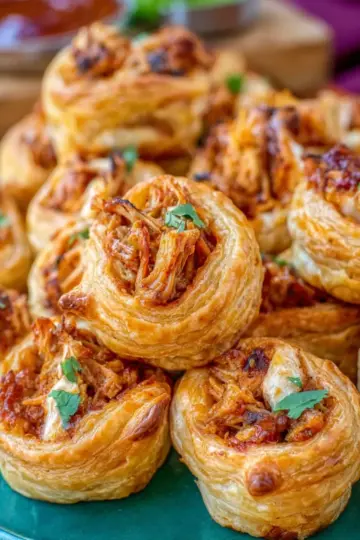 Pulled Pork Pastry Puffs – Football Friday
