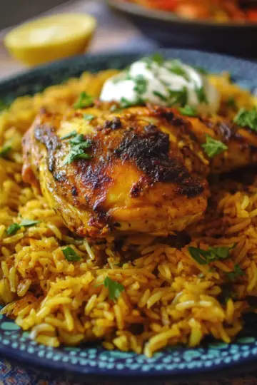 Moroccan Chicken & Rice