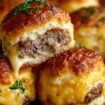 Garlic Parmesan Cheeseburger Bombs Recipe