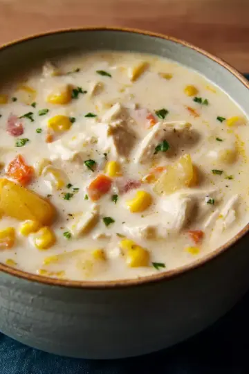 Easy Chicken and Corn Chowder