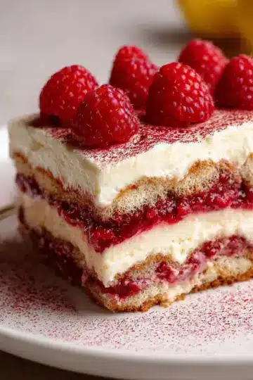 Raspberry Tiramisu