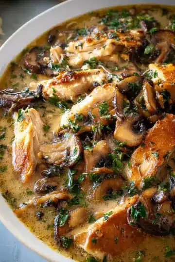 Rotisserie Chicken Mushroom Soup