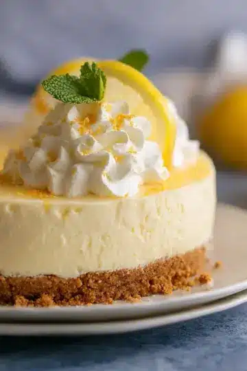 Real Deal No Bake Lemon Cheesecake