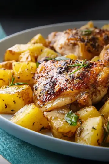 Greek Lemon Chicken and Potatoes