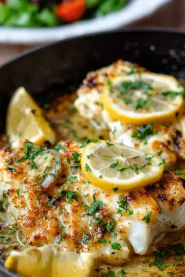 Baked Cod Recipe with Lemon and Garlic