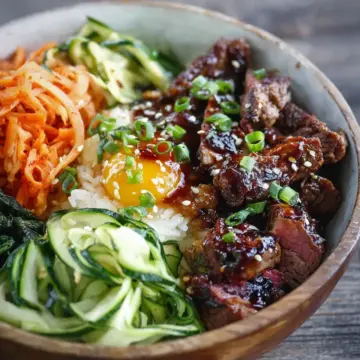 Korean BBQ Steak Rice Bowls