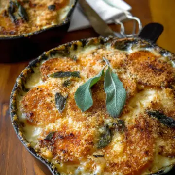 Butternut Squash and Sage Gratin