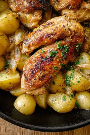 Garlic Butter Chicken and Potatoes