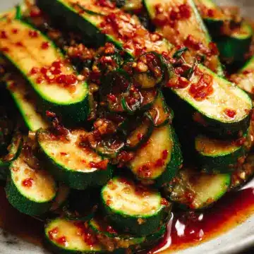 Spicy Asian Zucchini