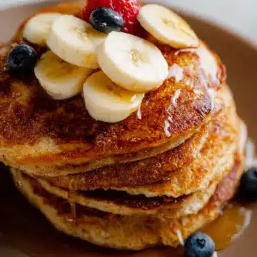 Blender Oatmeal Pancakes