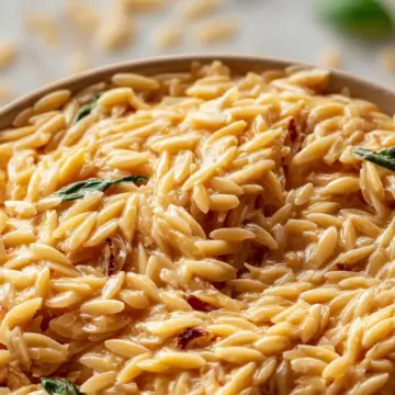 Creamy Tuscan Orzo