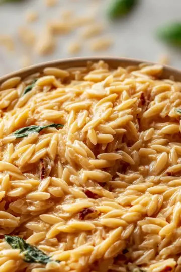 Creamy Tuscan Orzo