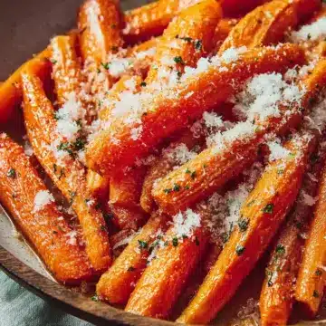 Roasted Parmesan-Garlic Carrots