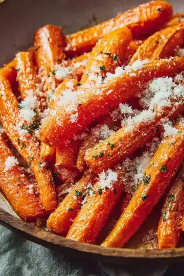 Roasted Parmesan-Garlic Carrots